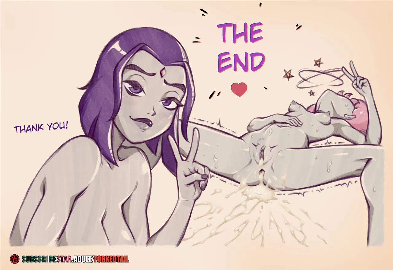 Raven's stripgame porn comic picture 18