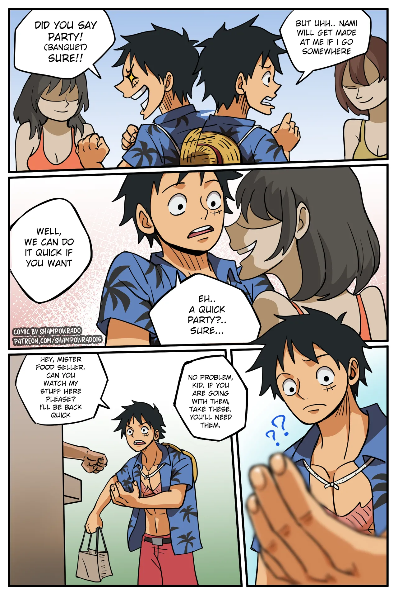 Realization Luffy x Nami porn comic picture 3