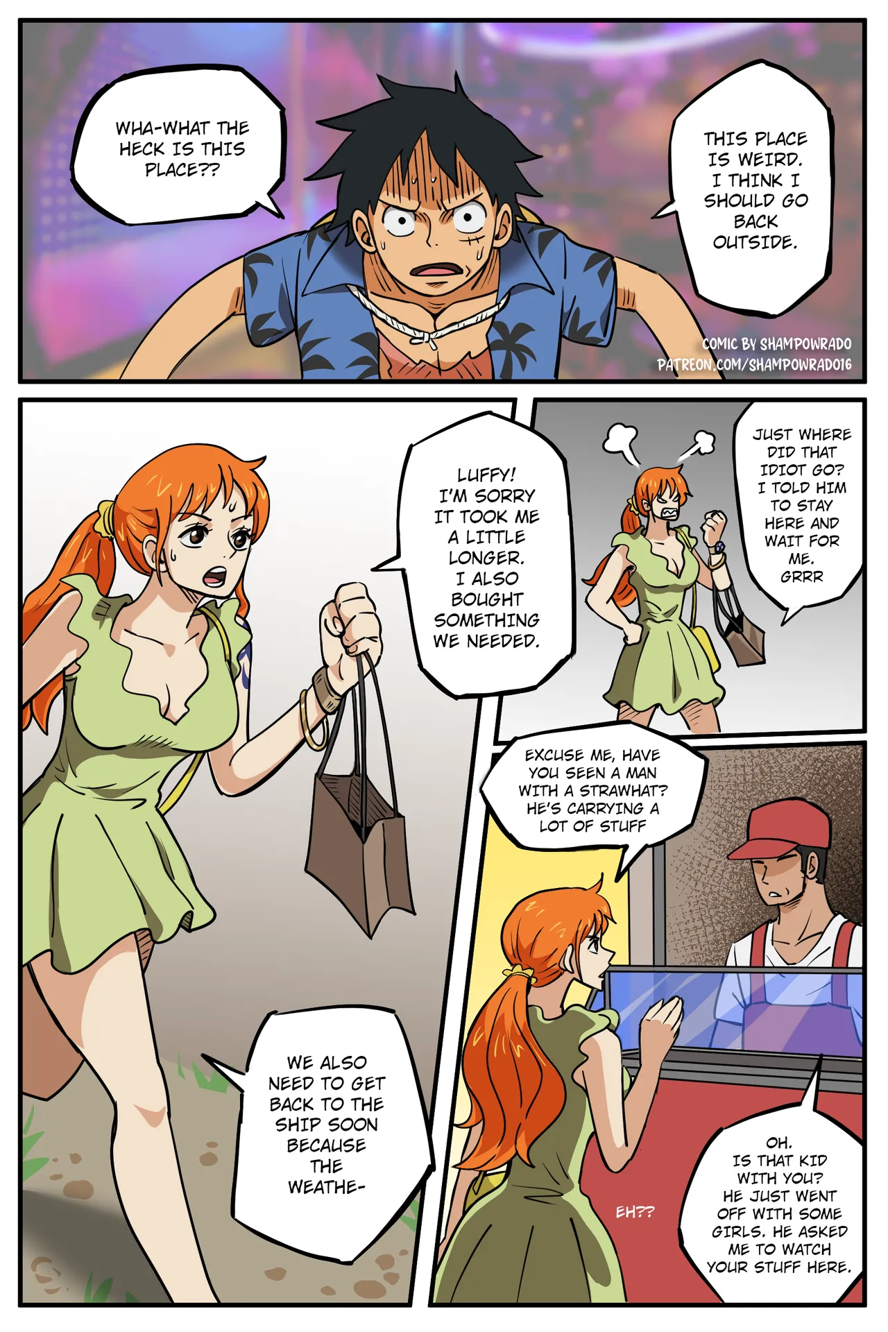 Realization Luffy x Nami porn comic picture 4
