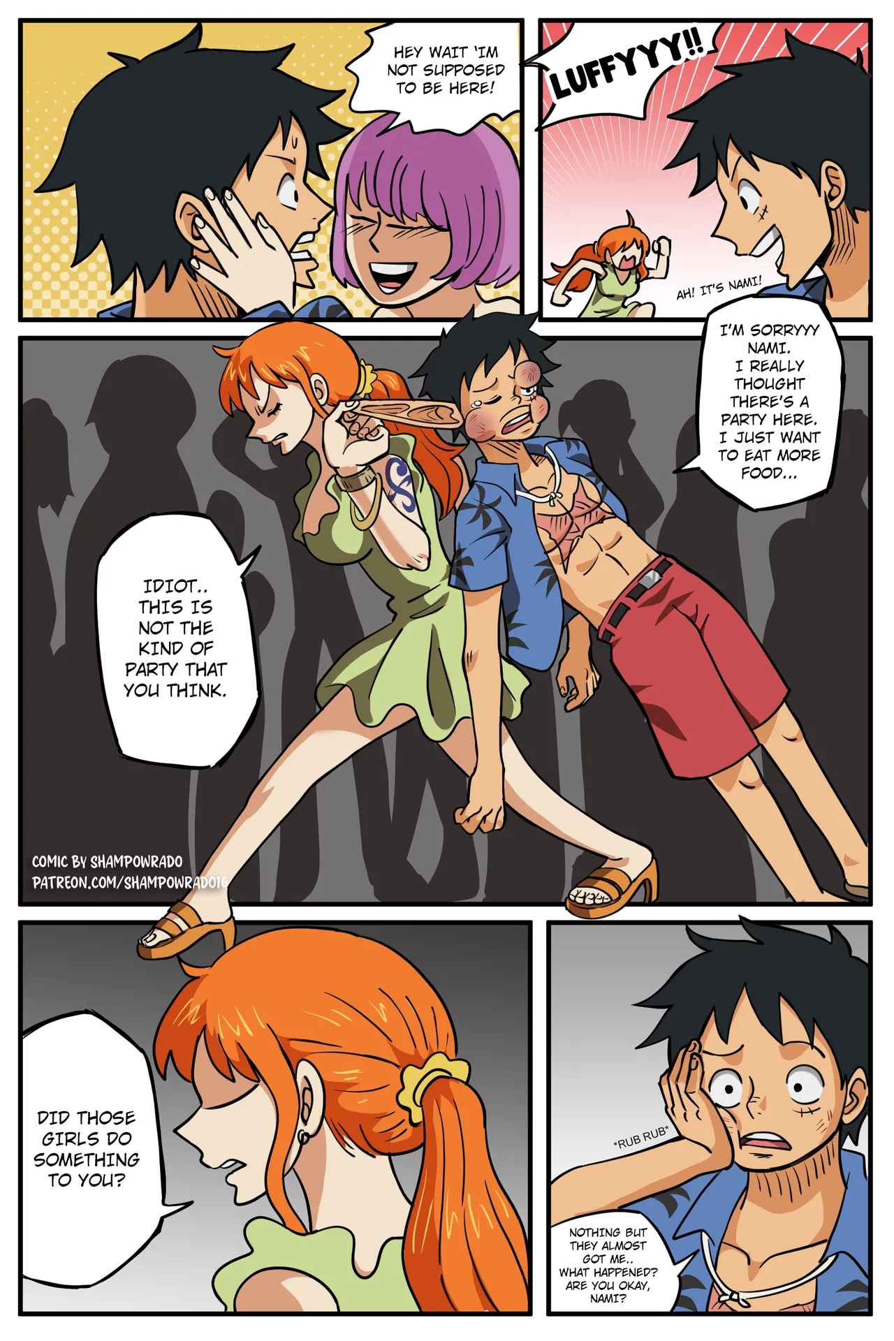 Realization Luffy x Nami porn comic picture 5