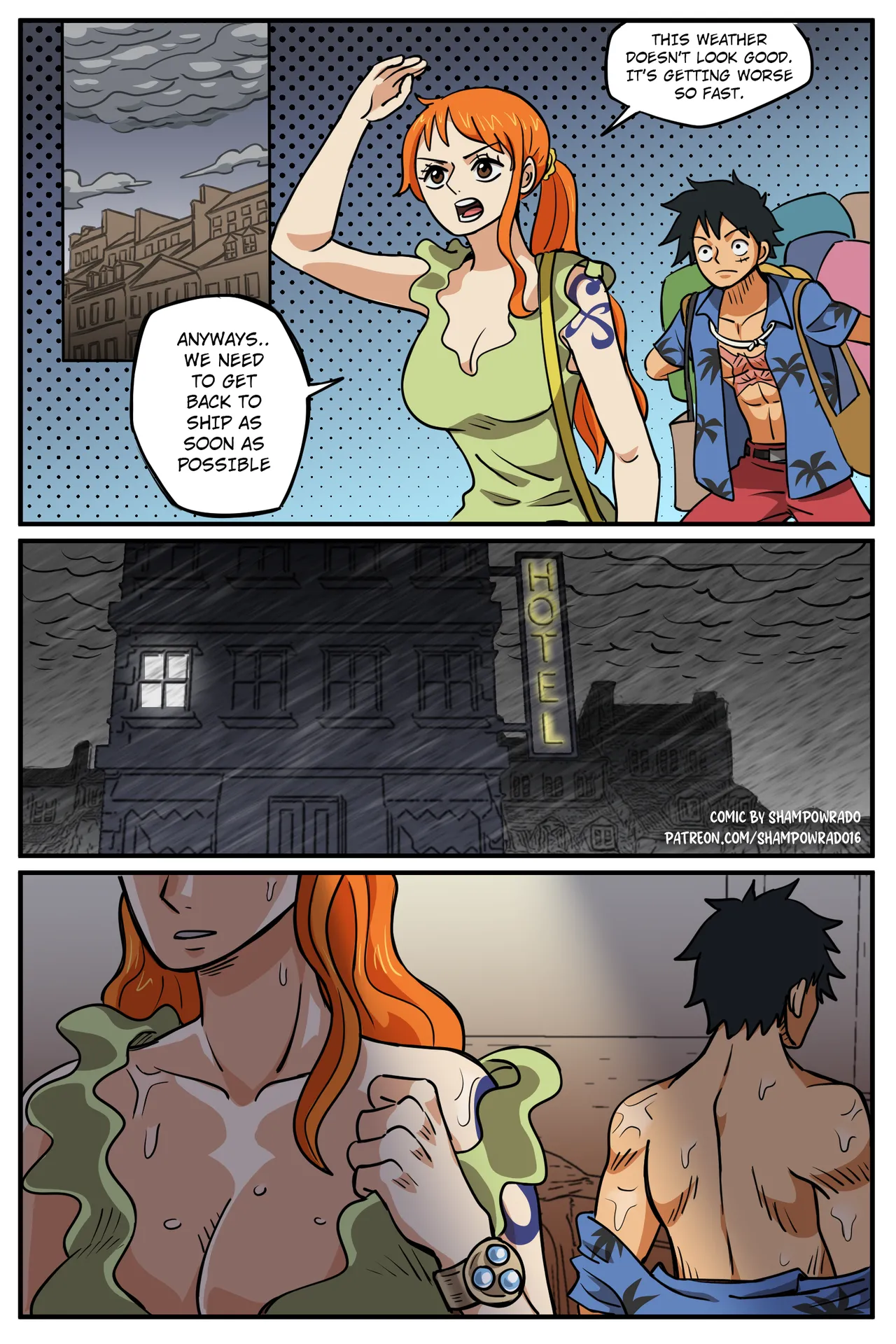Realization Luffy x Nami porn comic picture 6