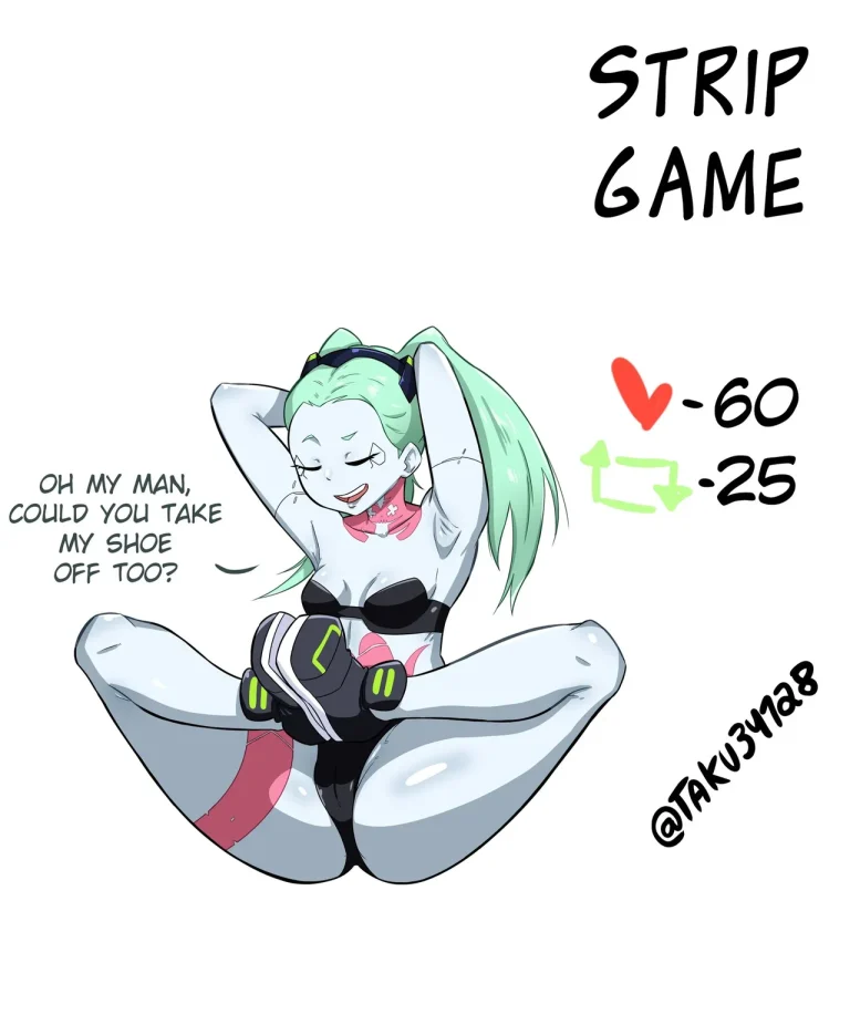 Rebecca Strip Game porn comic picture 2