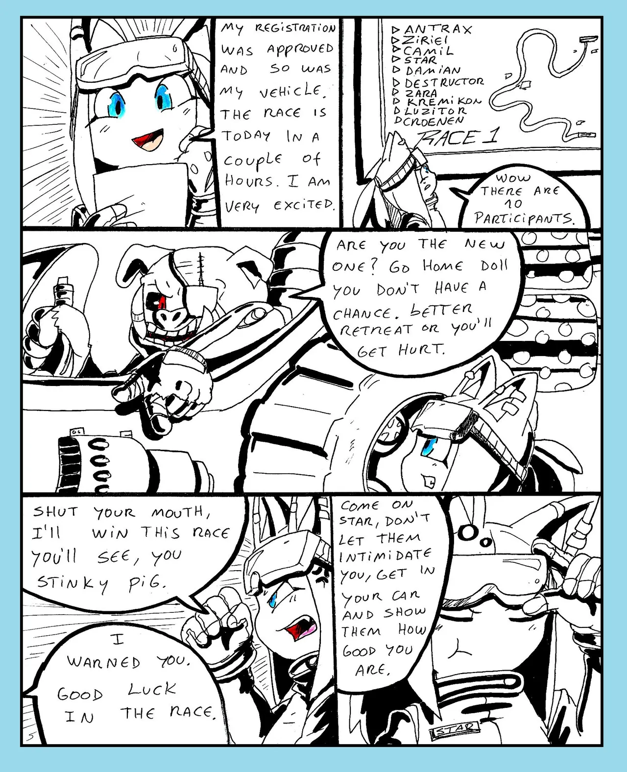 Rebel Racing porn comic picture 2