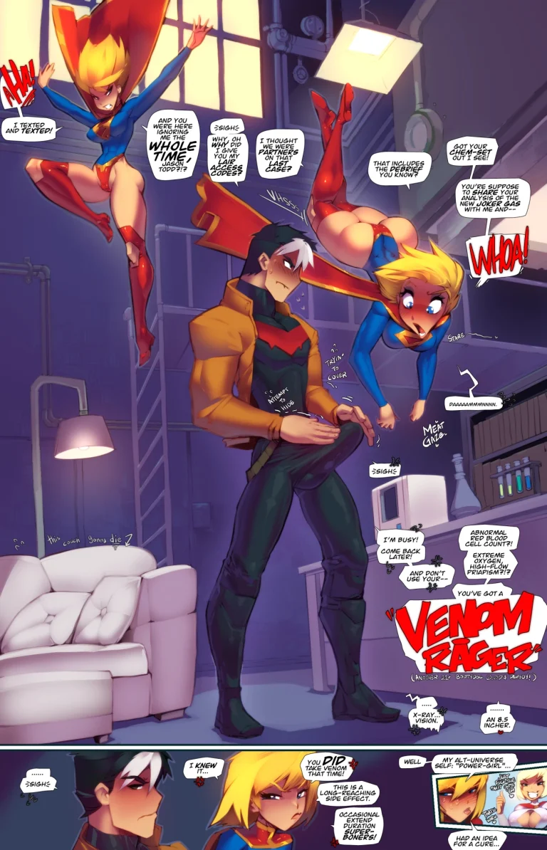 Red Hood x Supergirl - Venom Rager porn comic picture 1