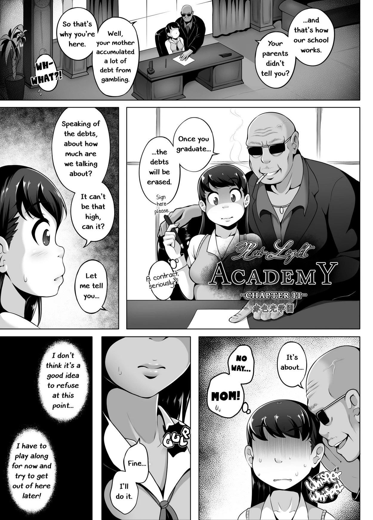 Red-Light Academy 2 porn comic picture 1