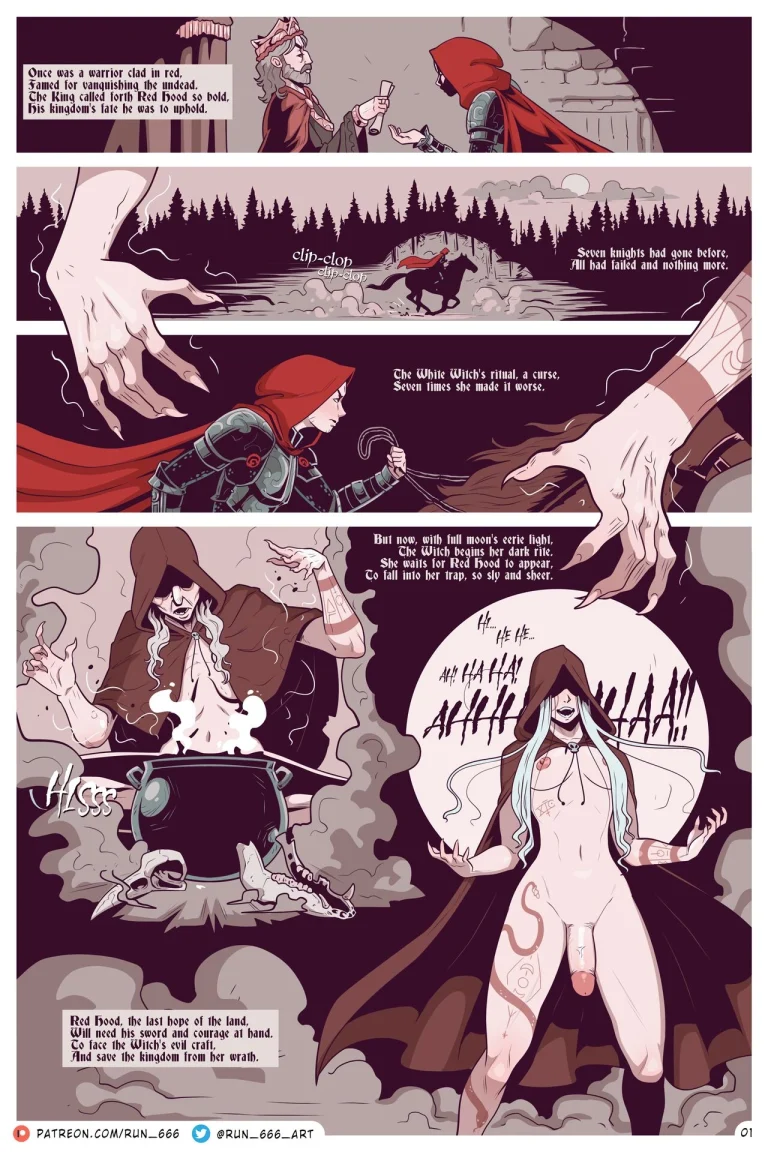 Red Lustful Hood porn comic picture 2