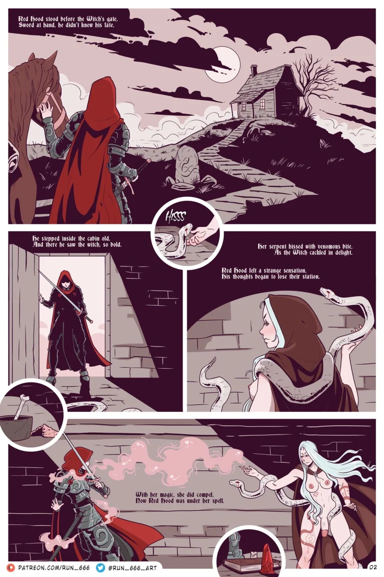 Red Lustful Hood porn comic picture 3