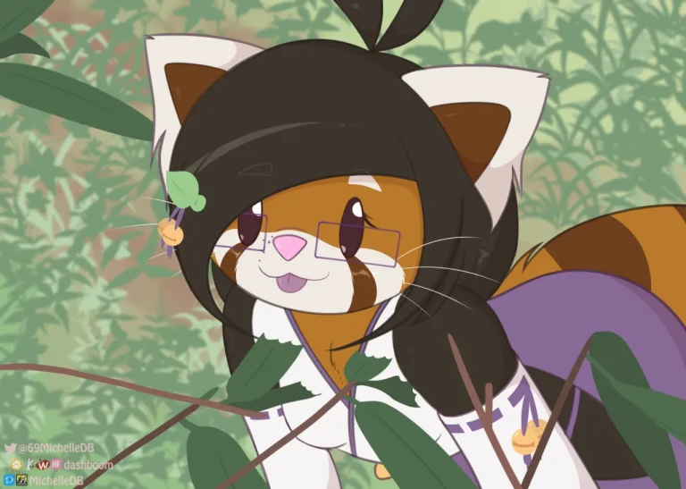 Red Panda Michelle porn comic picture 17