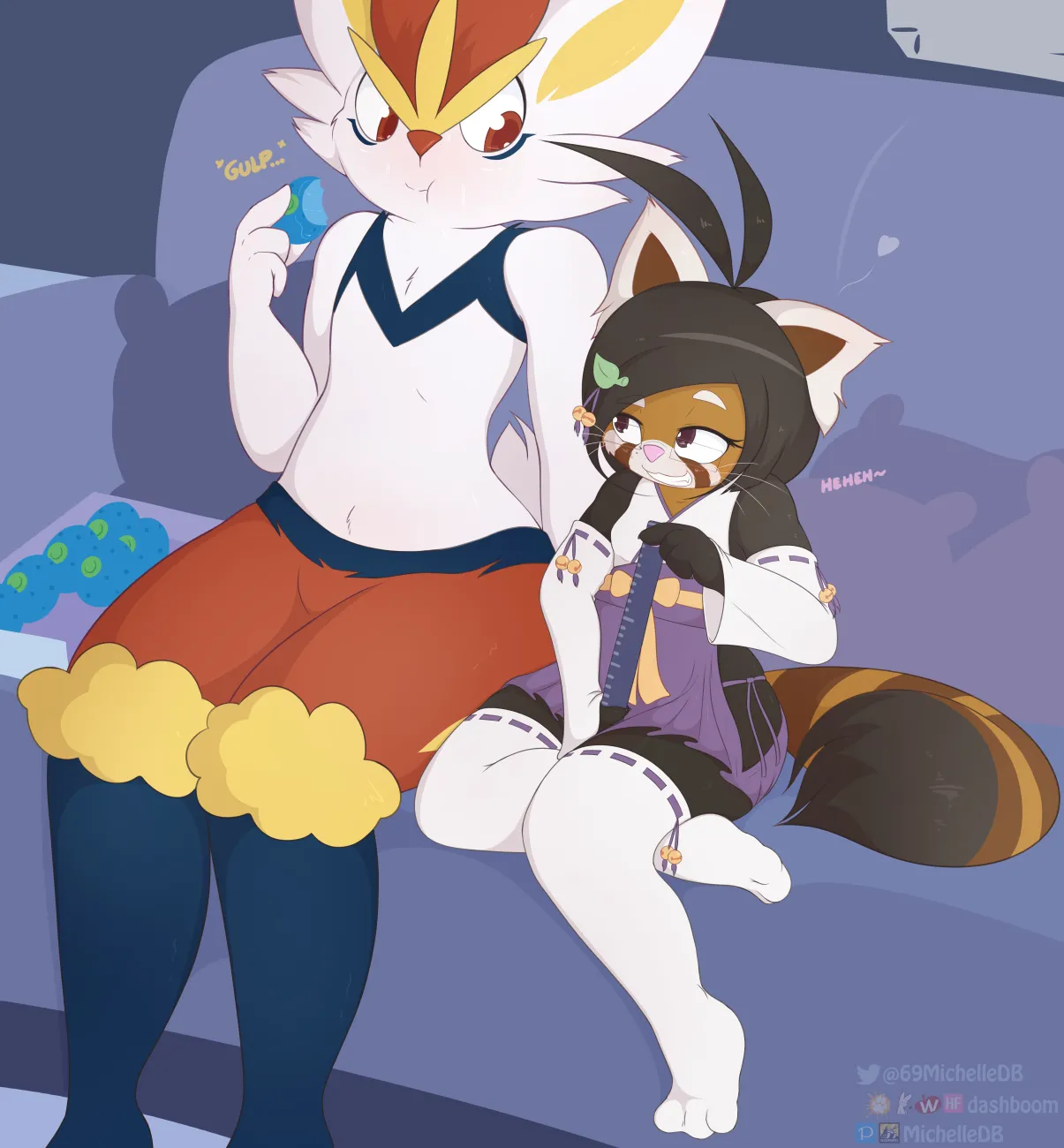 Red Panda Michelle porn comic picture 4