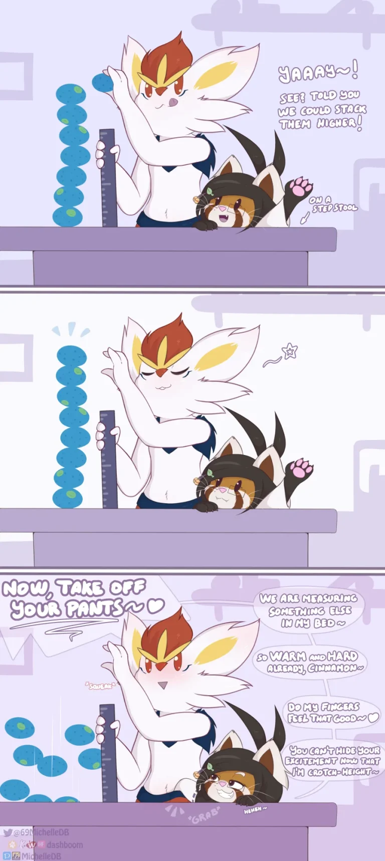 Red Panda Michelle porn comic picture 5