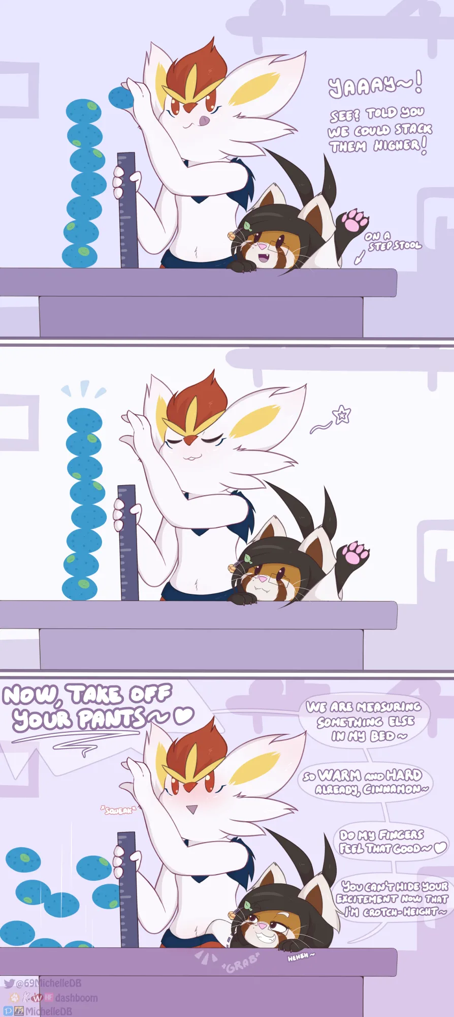 Red Panda Michelle porn comic picture 5