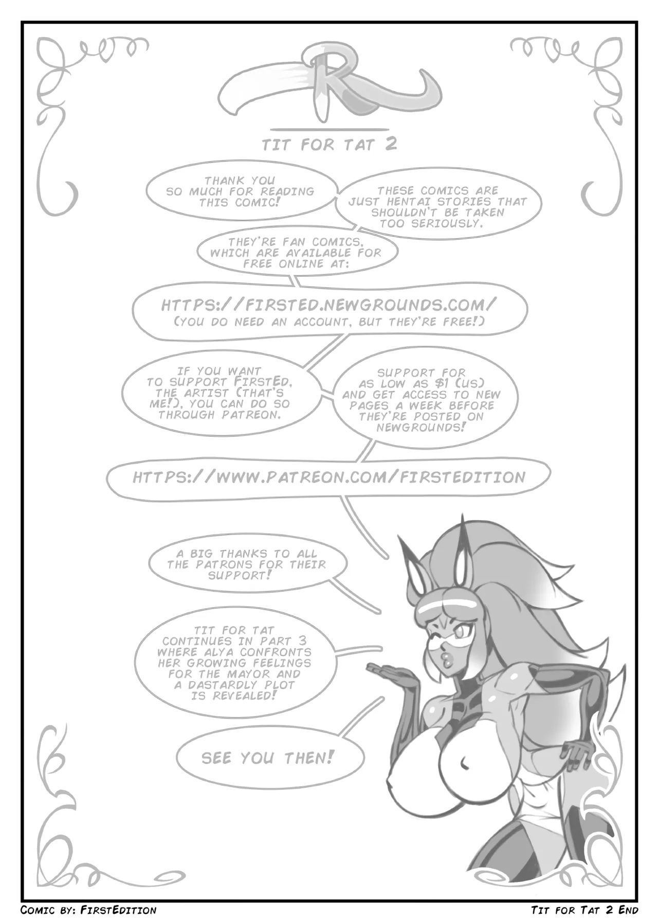 Rena Rouge: Tit for Tat 2 porn comic picture 19