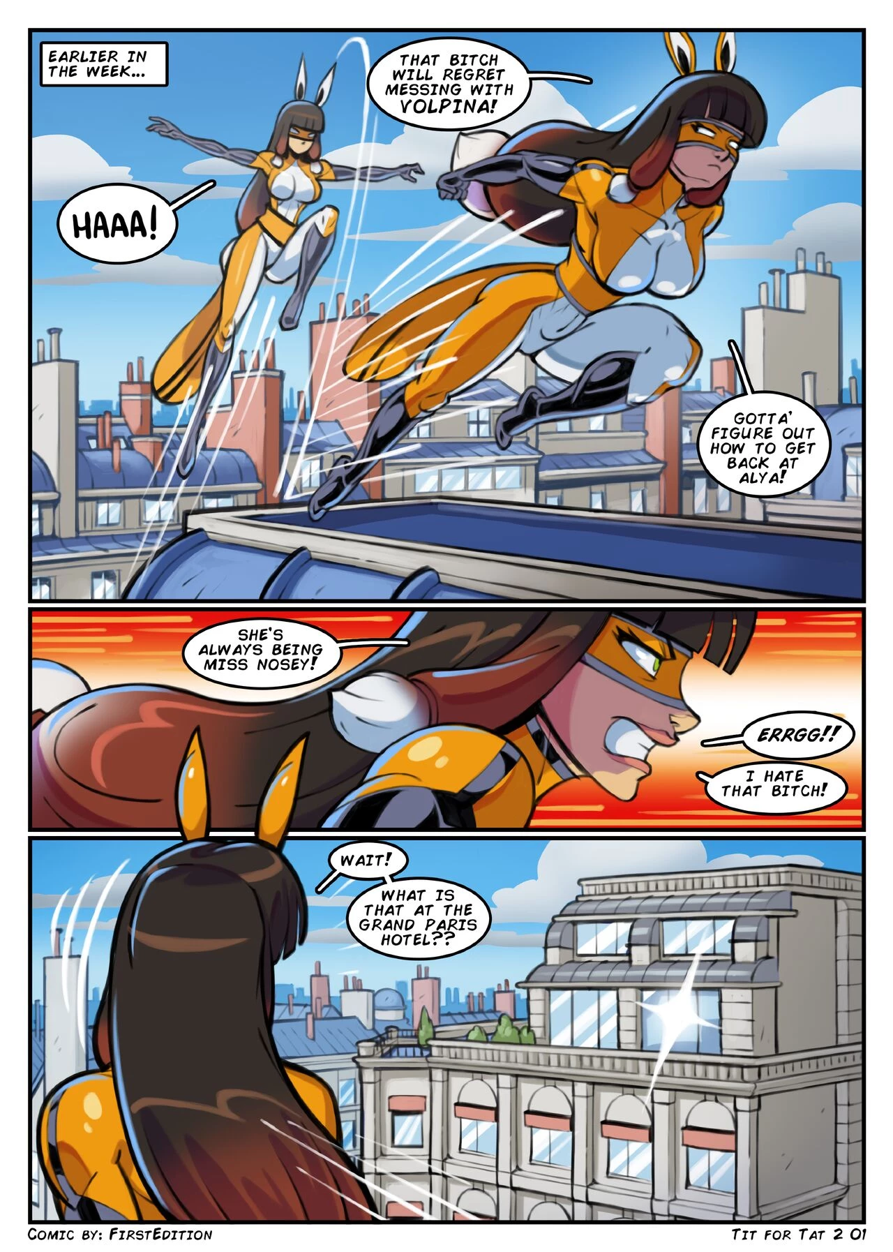 Rena Rouge: Tit for Tat 2 porn comic picture 3