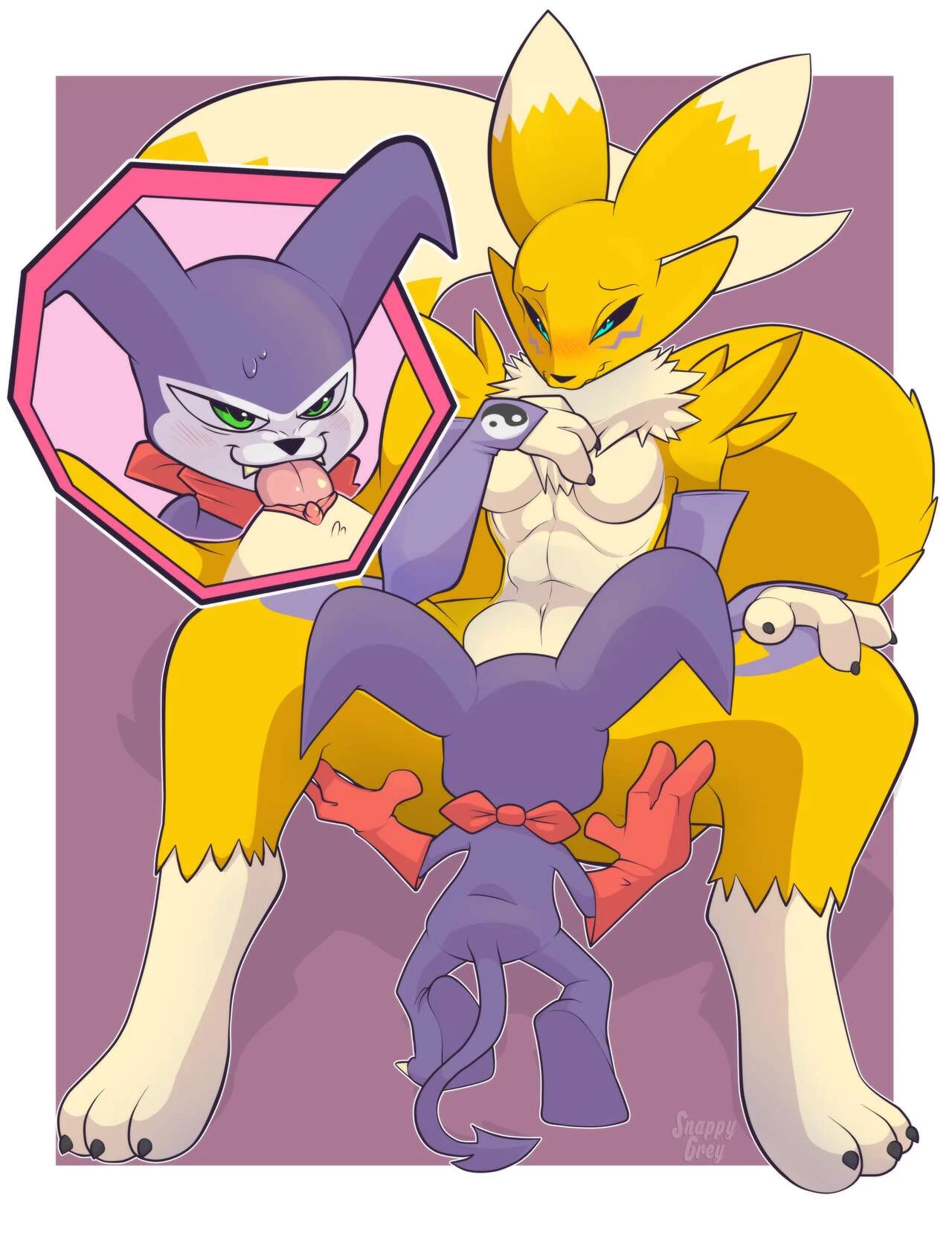 Rena x Imp porn comic picture 11