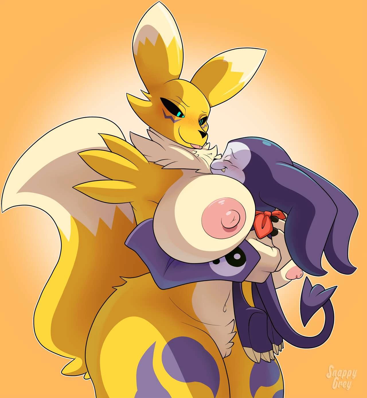 Rena x Imp porn comic picture 3