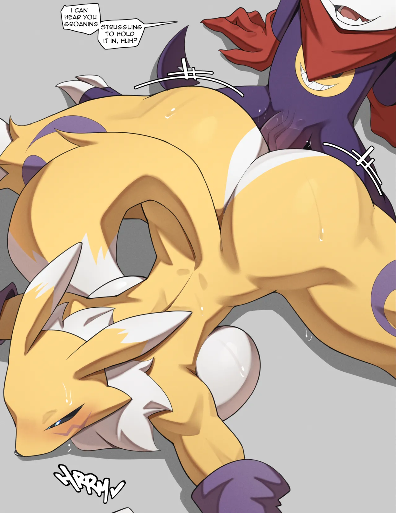 Renamon & Impmon porn comic picture 4