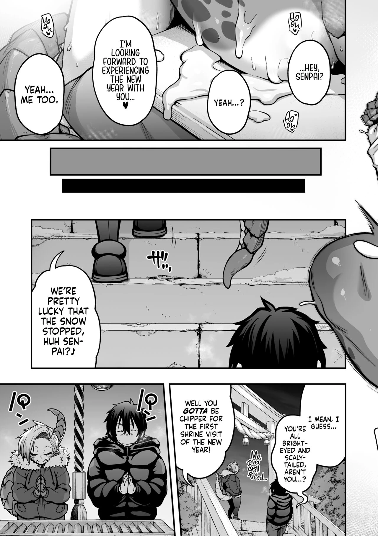 Reptile on a Snowy Night | Yukifuru Yoru no Reptile porn comic picture 29