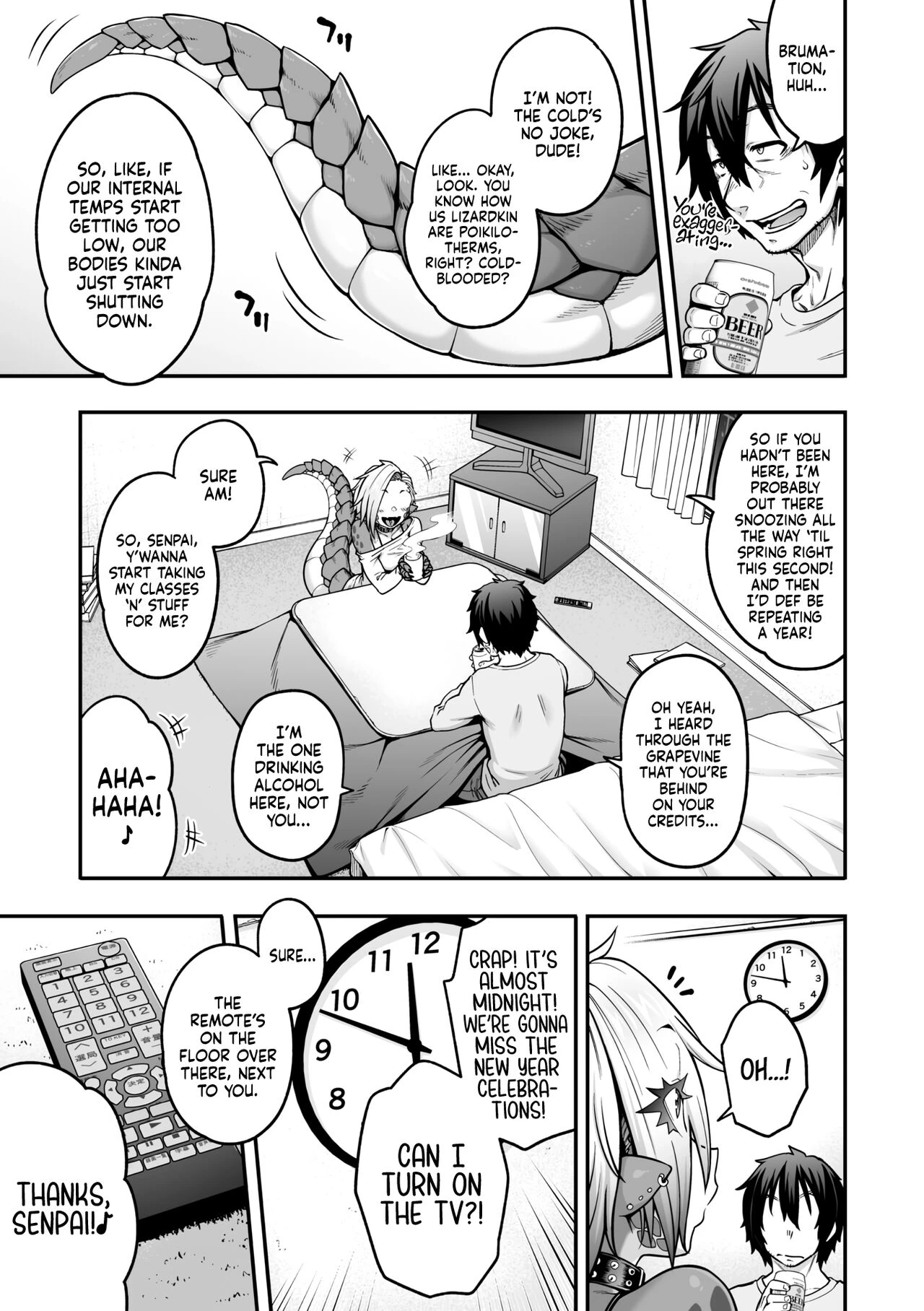 Reptile on a Snowy Night | Yukifuru Yoru no Reptile porn comic picture 5