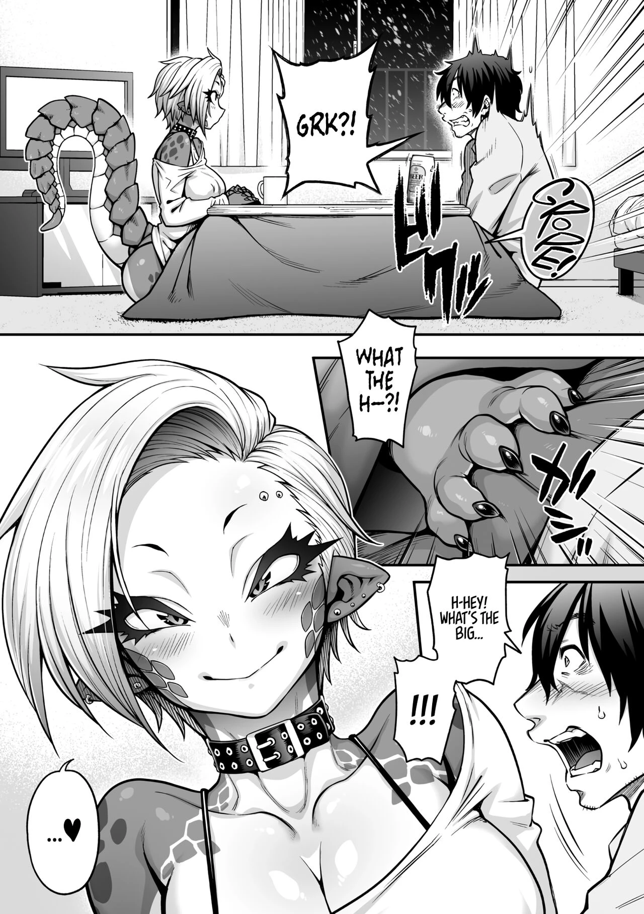 Reptile on a Snowy Night | Yukifuru Yoru no Reptile porn comic picture 9