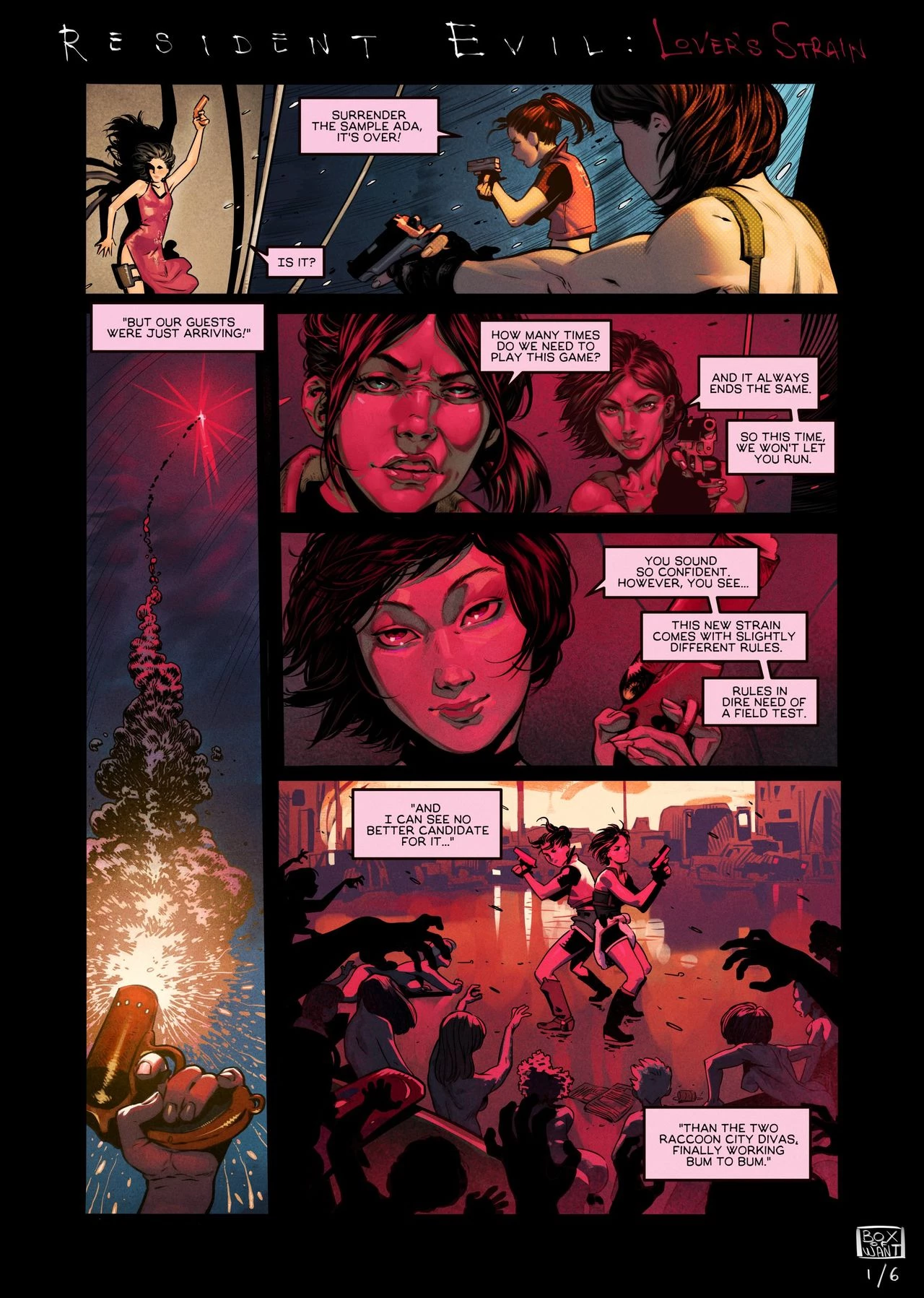 Resident Evil: Lover's Strain porn comic picture 1
