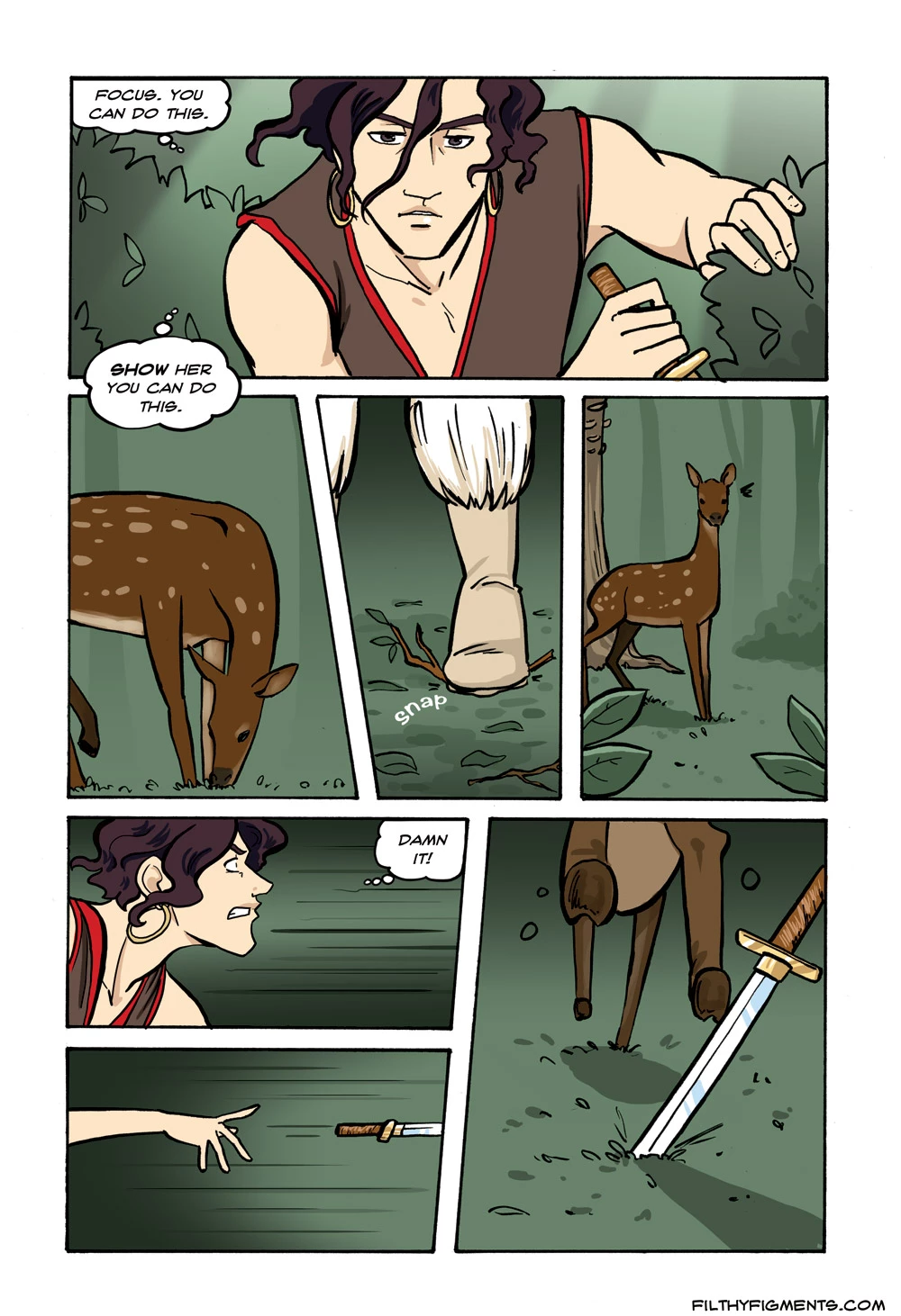 RIDING HOOD 3- The Wolf and The Man porn comic picture 12