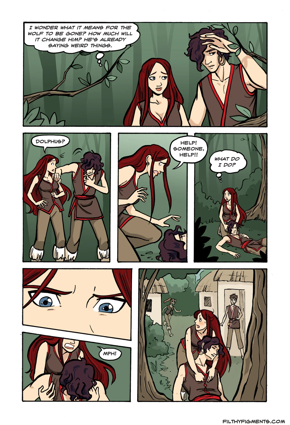 RIDING HOOD 3- The Wolf and The Man porn comic picture 14