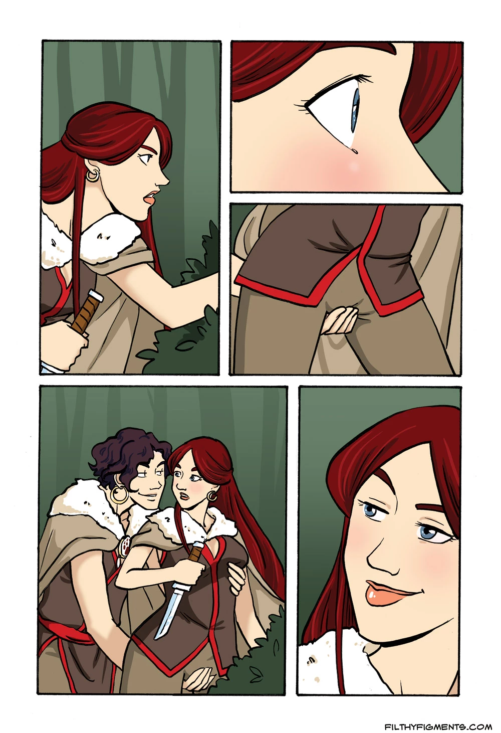 RIDING HOOD 3- The Wolf and The Man porn comic picture 3
