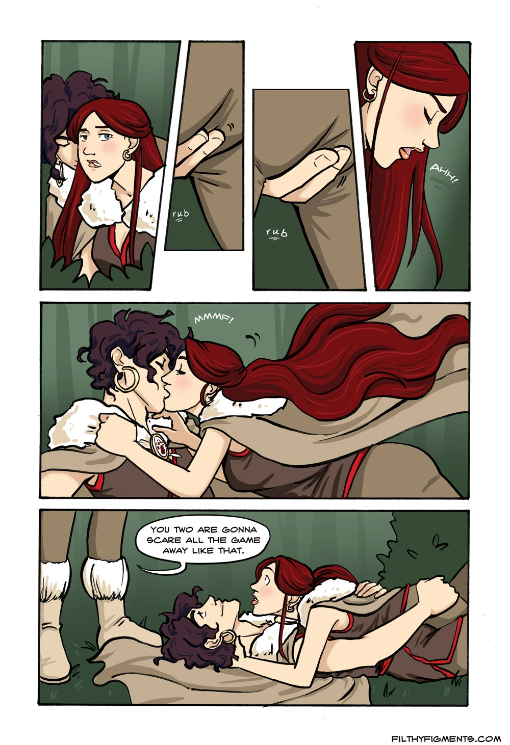 RIDING HOOD 3- The Wolf and The Man porn comic picture 4