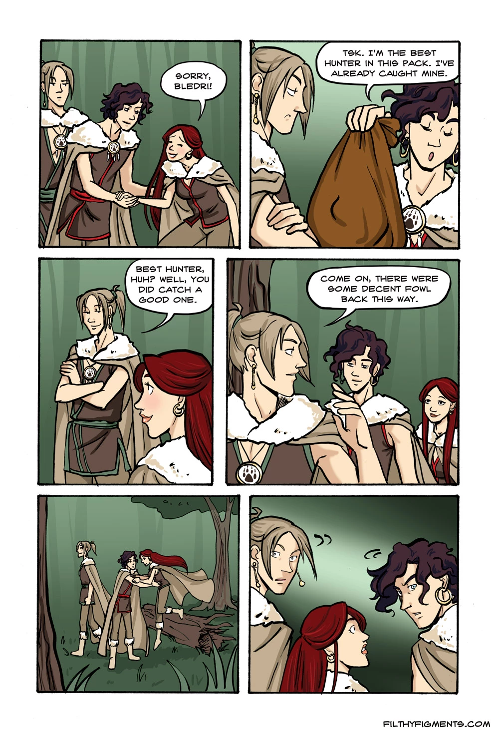 RIDING HOOD 3- The Wolf and The Man porn comic picture 5