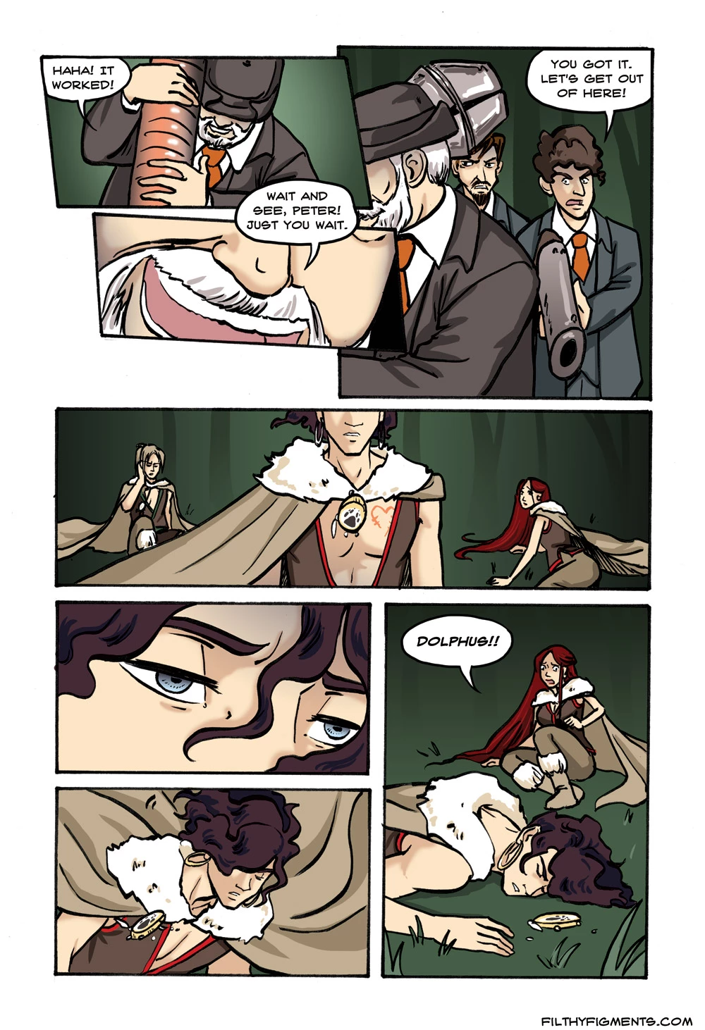 RIDING HOOD 3- The Wolf and The Man porn comic picture 7