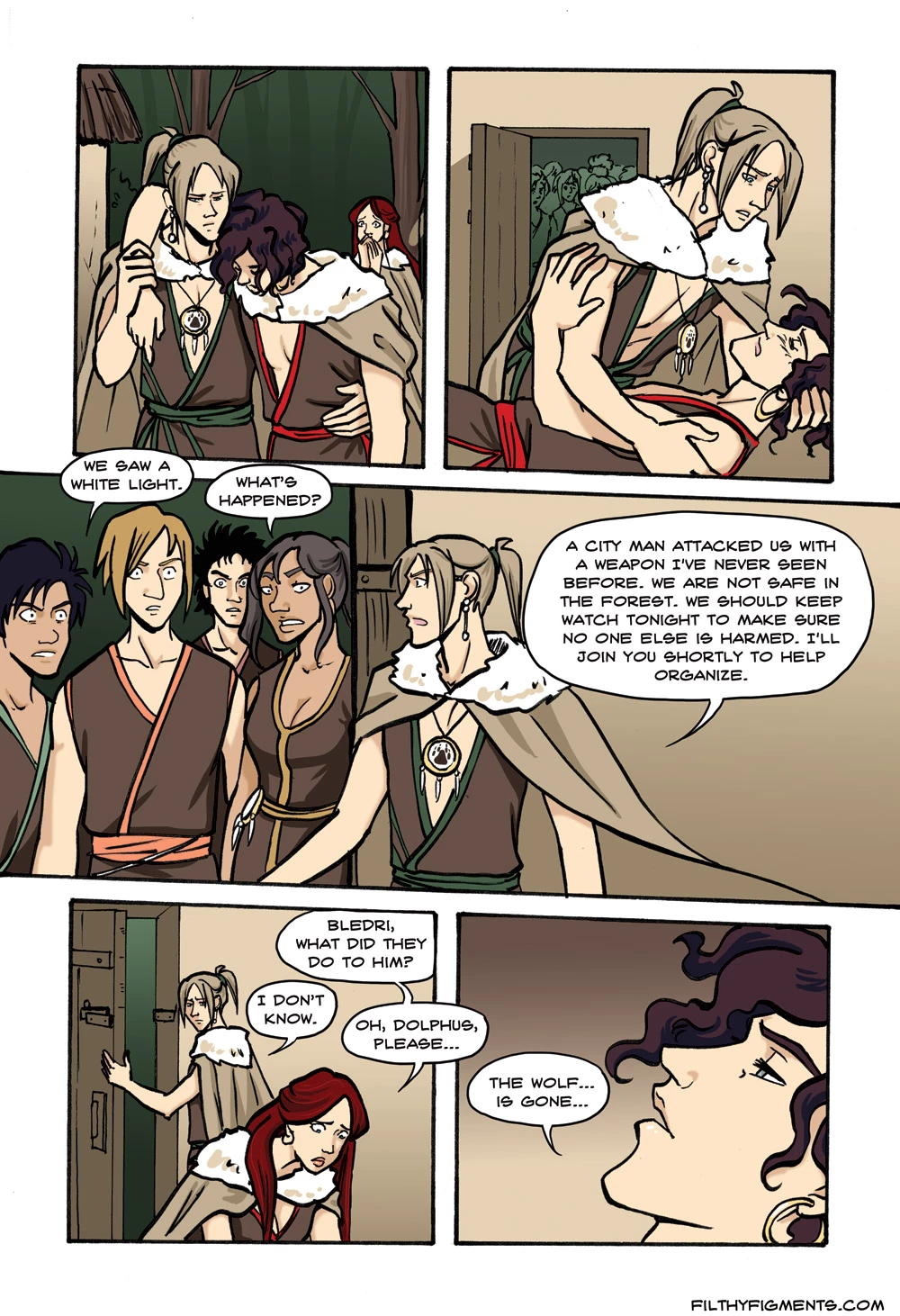 RIDING HOOD 3- The Wolf and The Man porn comic picture 8