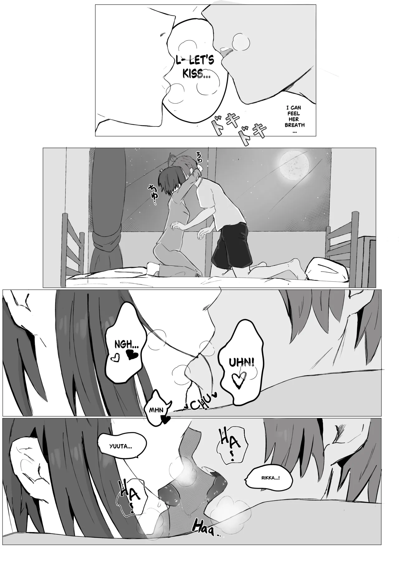 Rikka's surprise attack porn comic picture 10