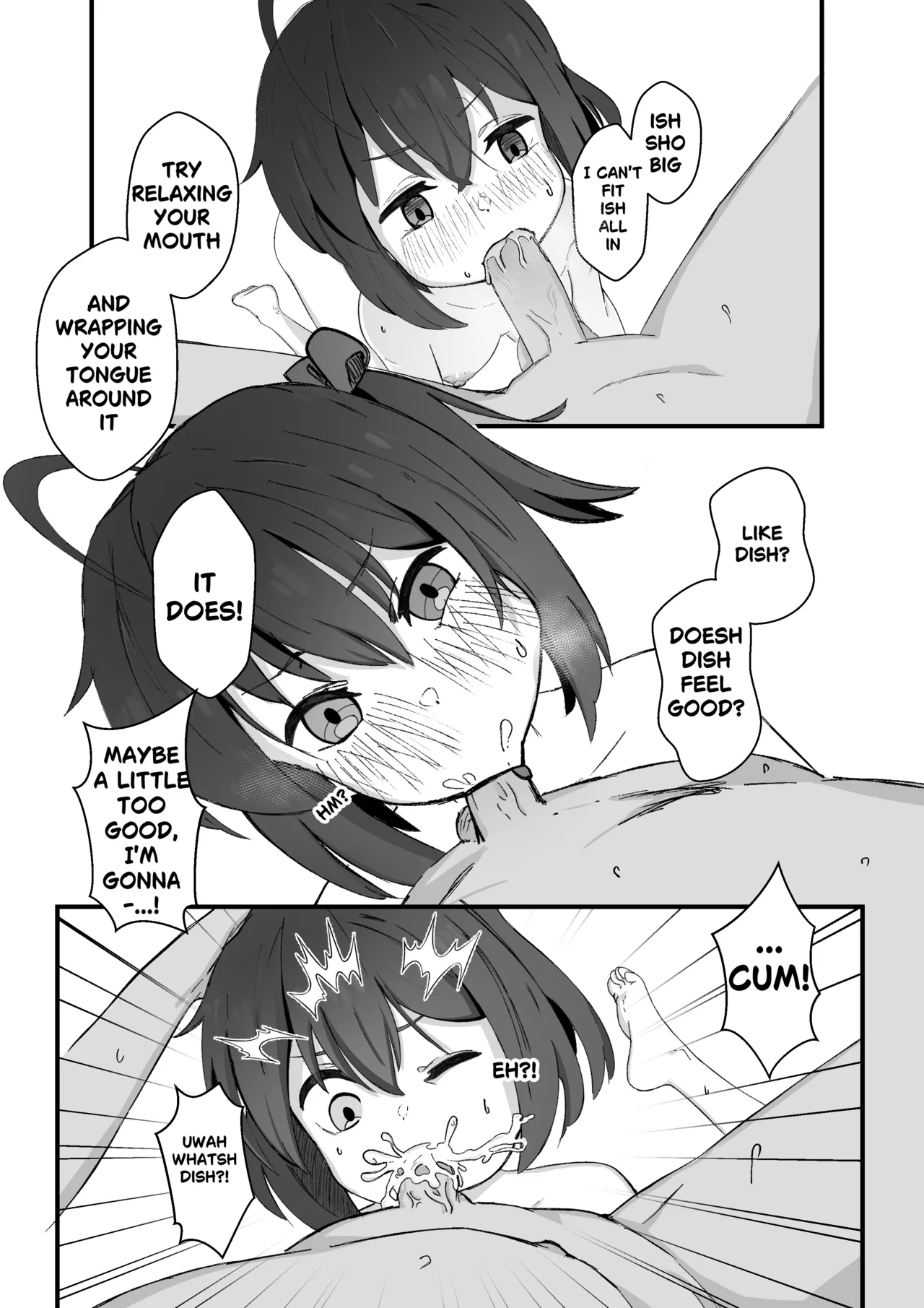 Rikka's surprise attack porn comic picture 20