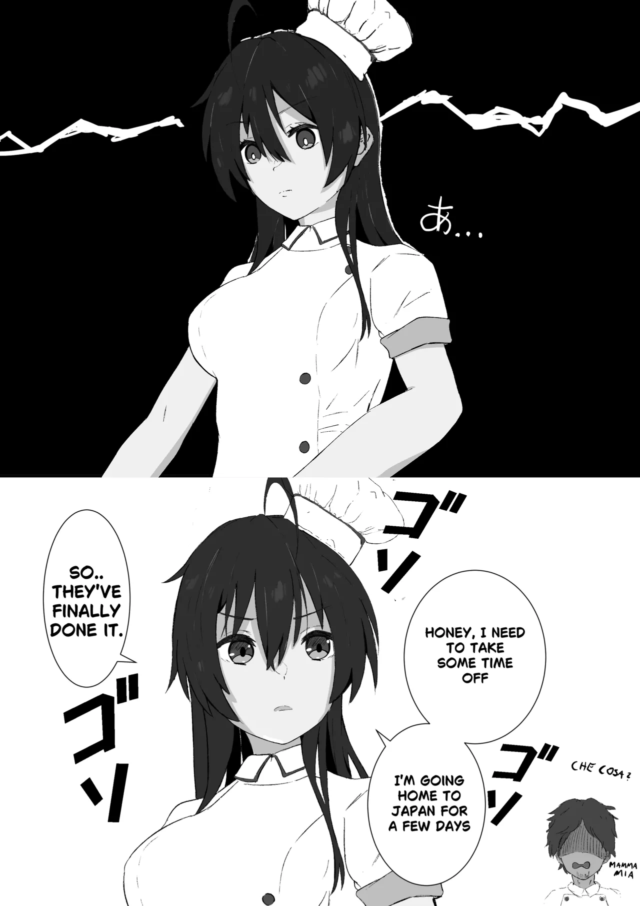 Rikka's surprise attack porn comic picture 32