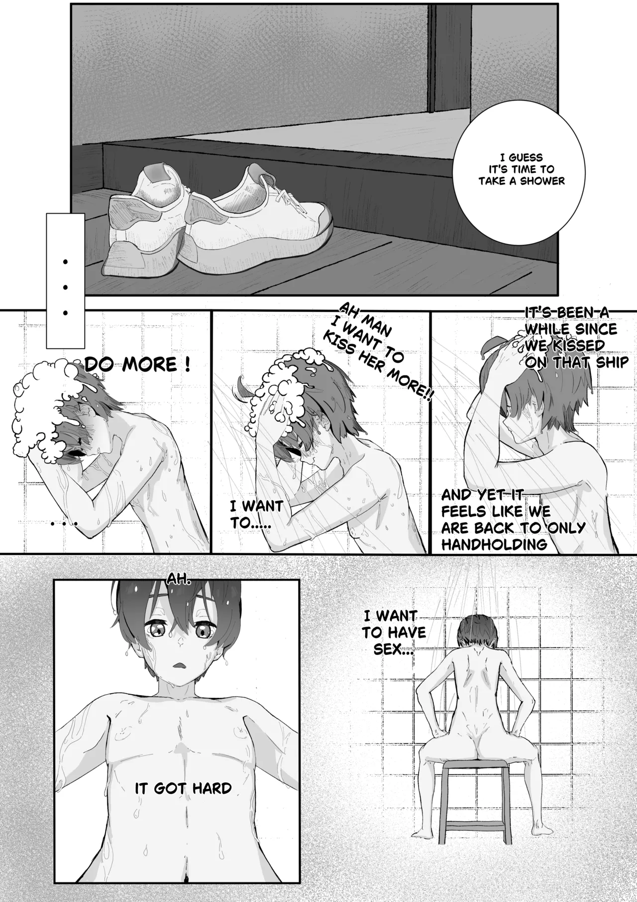 Rikka's surprise attack porn comic picture 4