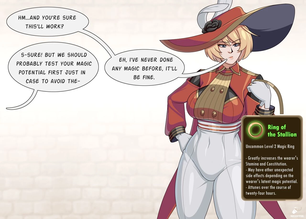 Ring of the stallion porn comic picture 1