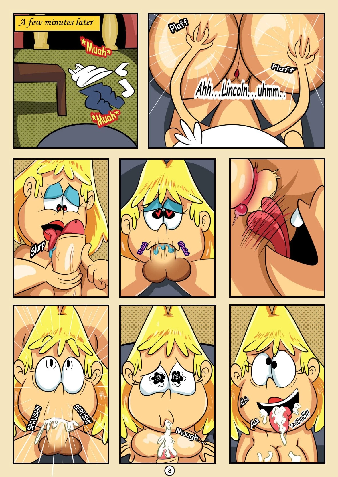 Rita and Lincoln's Exercise porn comic picture 3