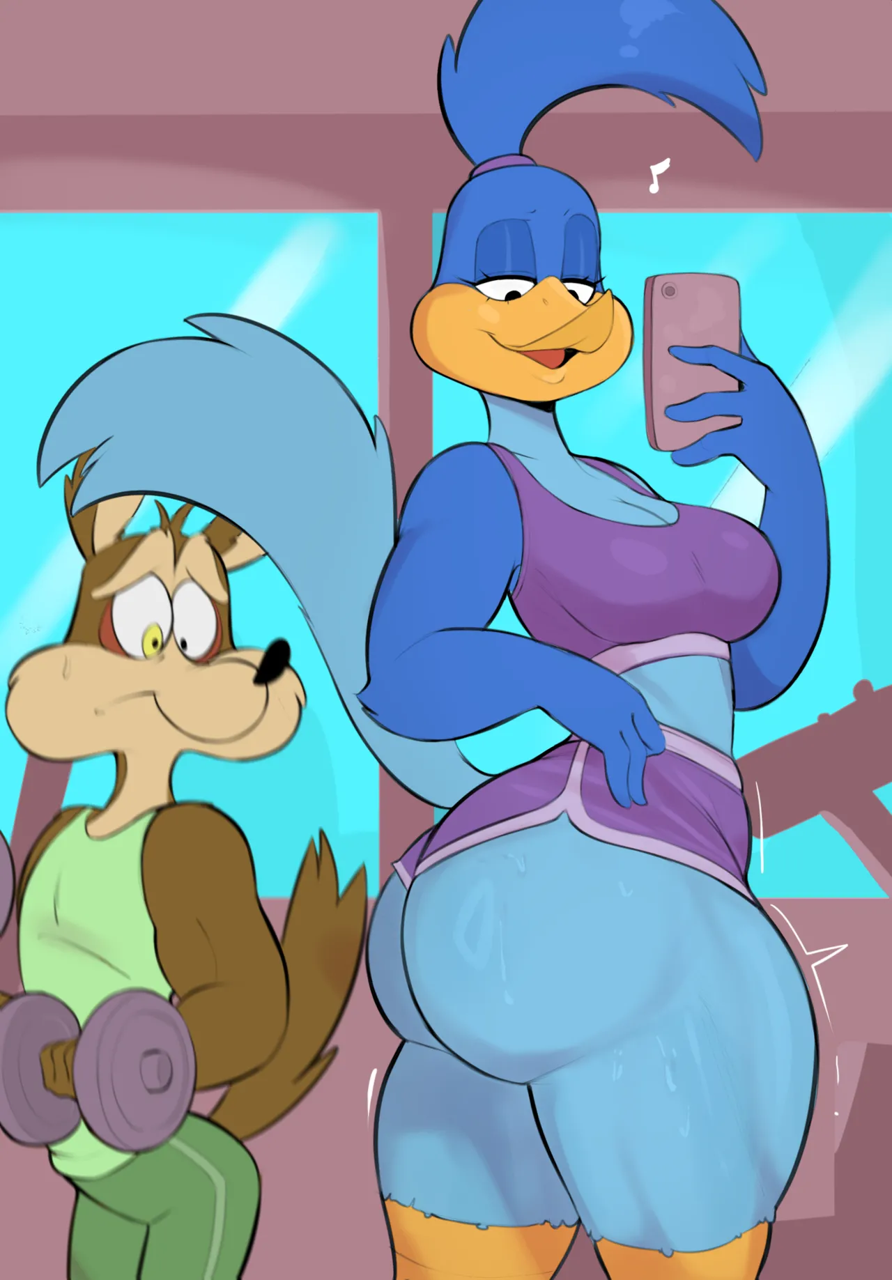Road Runner & Wile E. Coyote porn comic picture 5