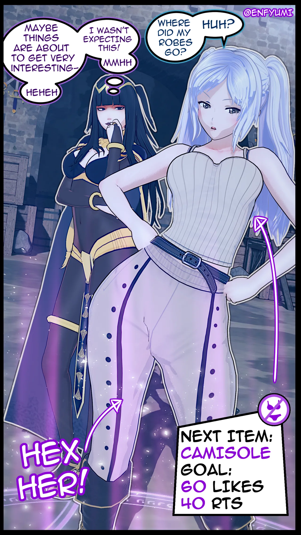 Robin & Tharja Strip Game porn comic picture 2