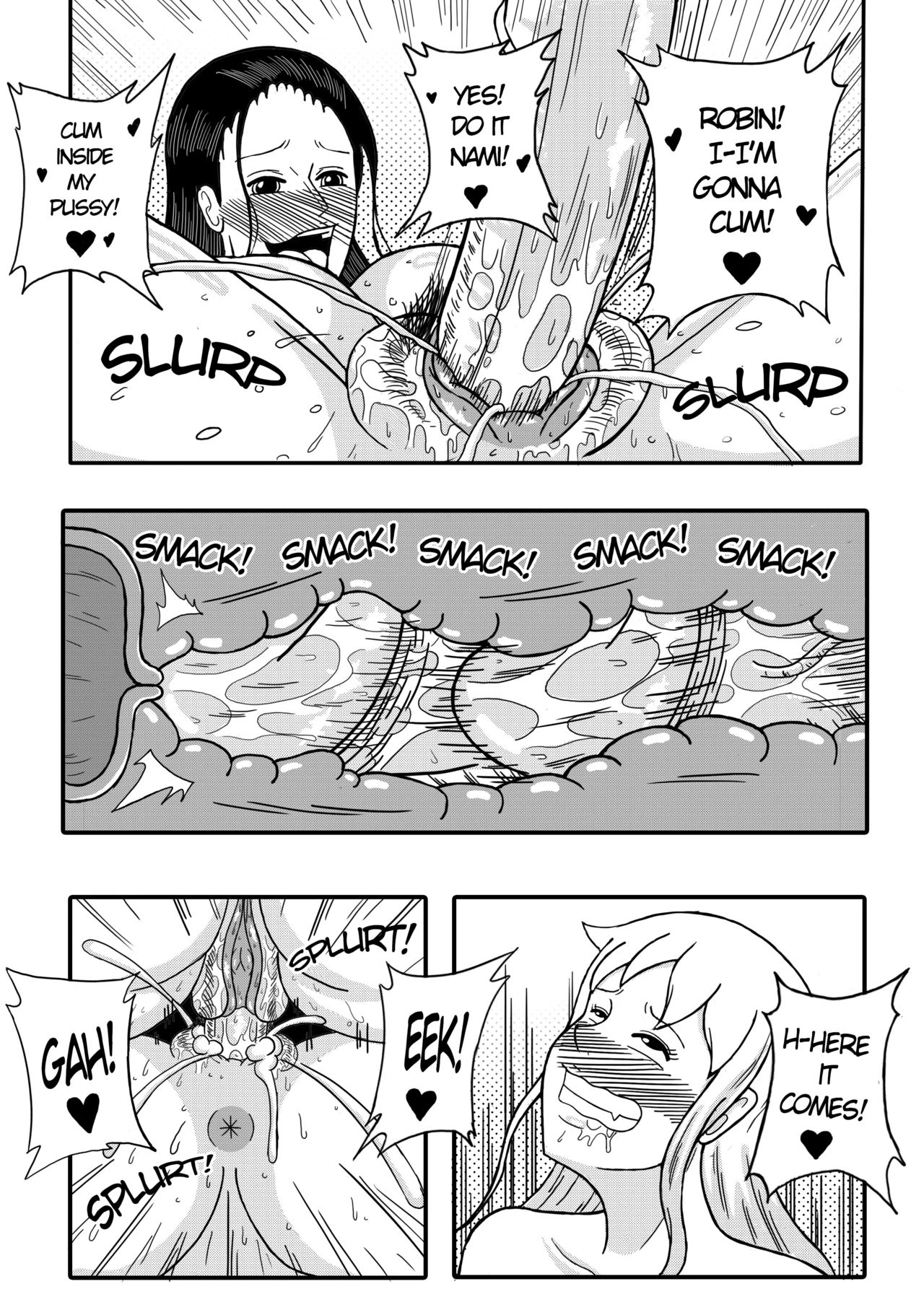 Robin x Nami: Reunion on the Thousand Sunny porn comic picture 13