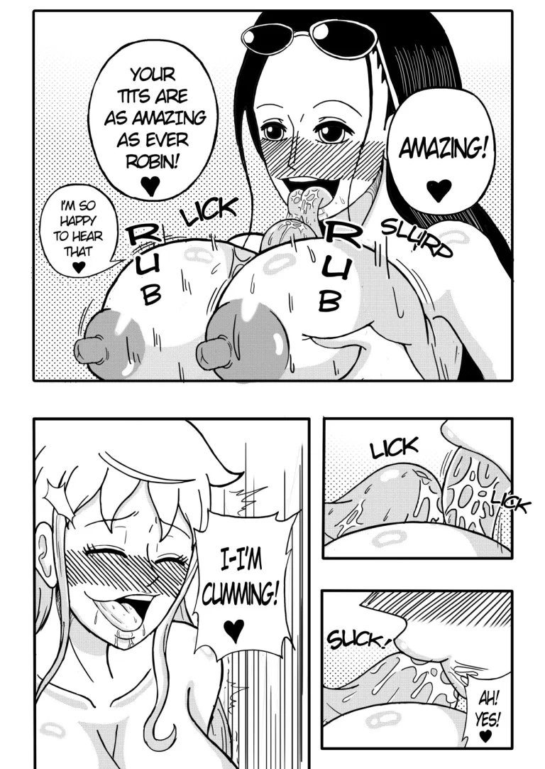 Robin x Nami: Reunion on the Thousand Sunny porn comic picture 6