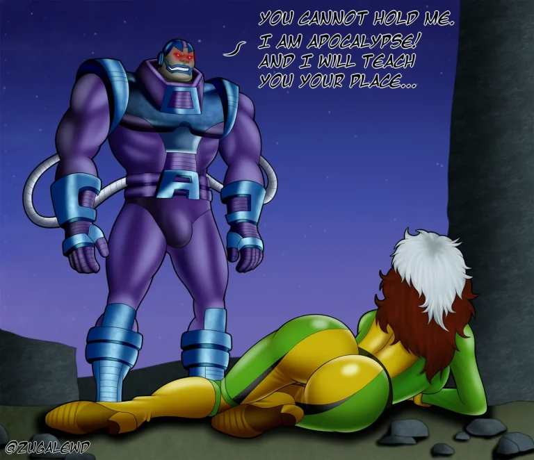 Rogue vs Apocalypse porn comic picture 1