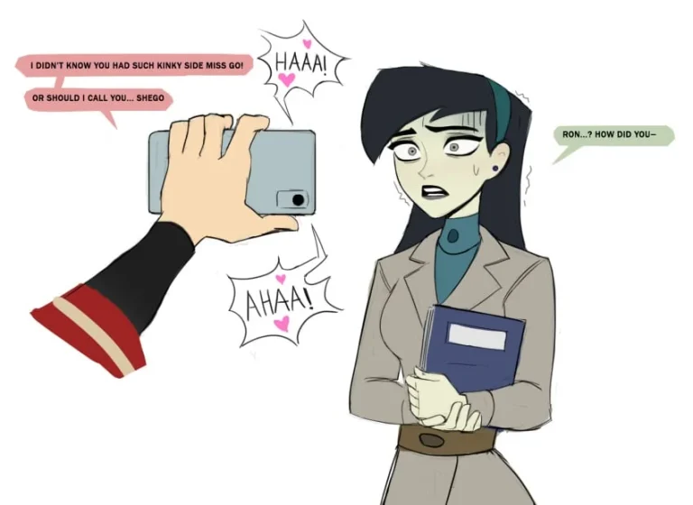 Ron finds Shego undercover porn comic picture 3