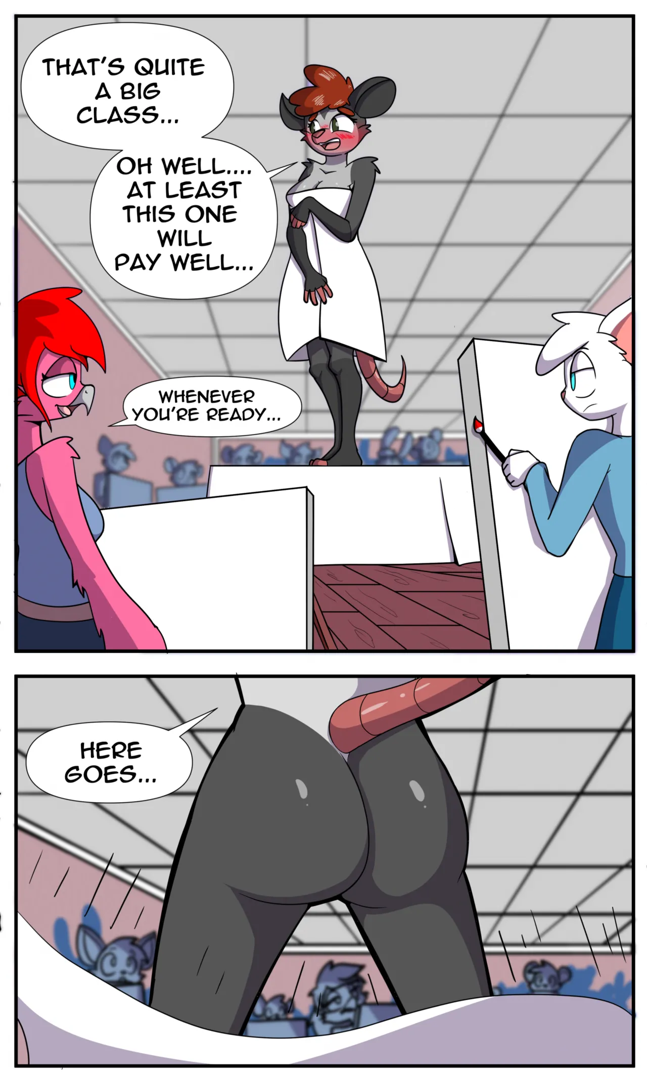 Roscoe the Model porn comic picture 1