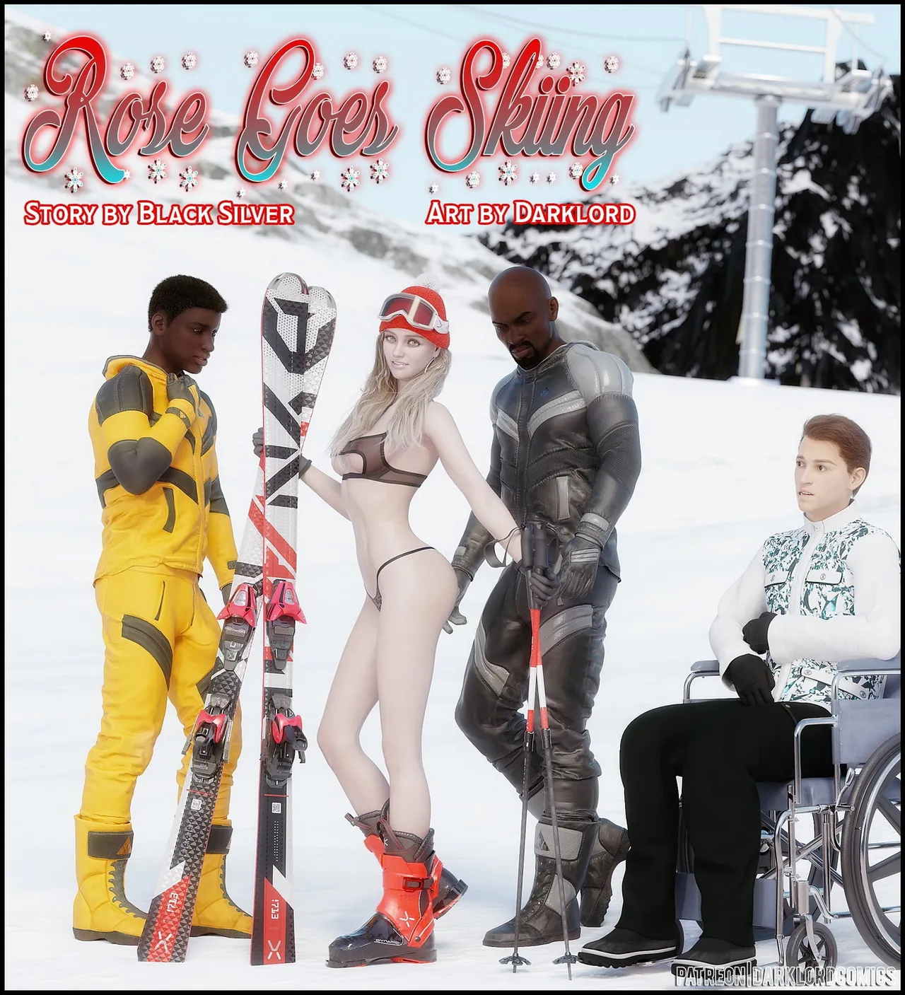 Rose Goes Skiing porn comic picture 1
