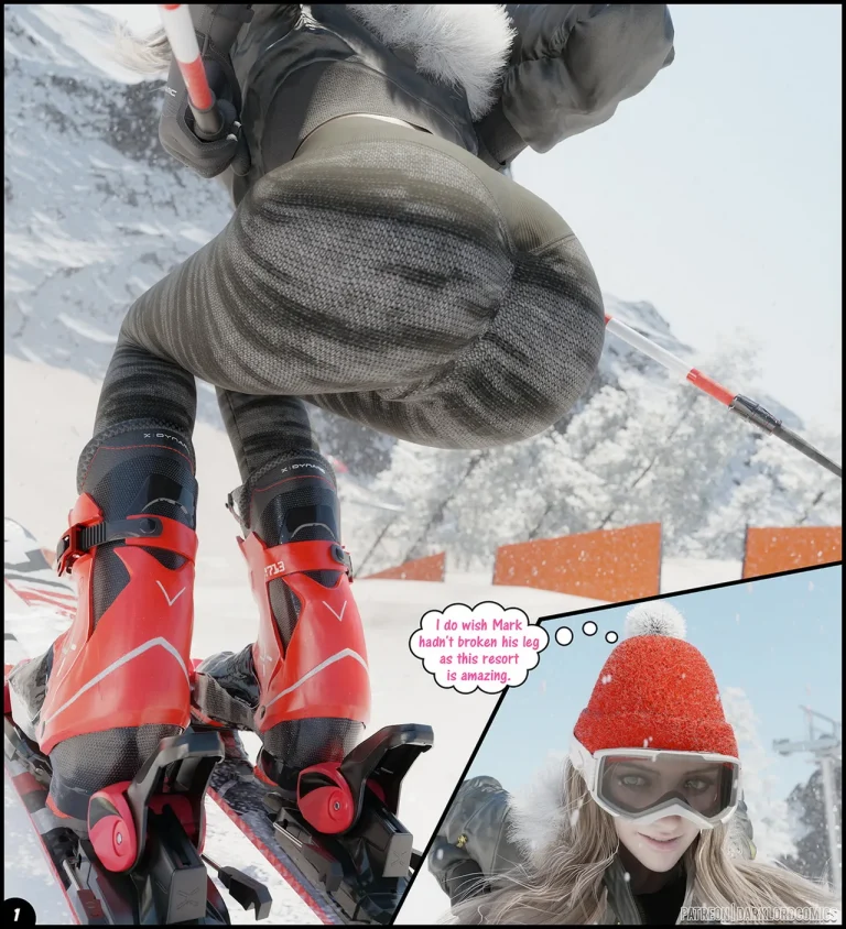 Rose Goes Skiing porn comic picture 2