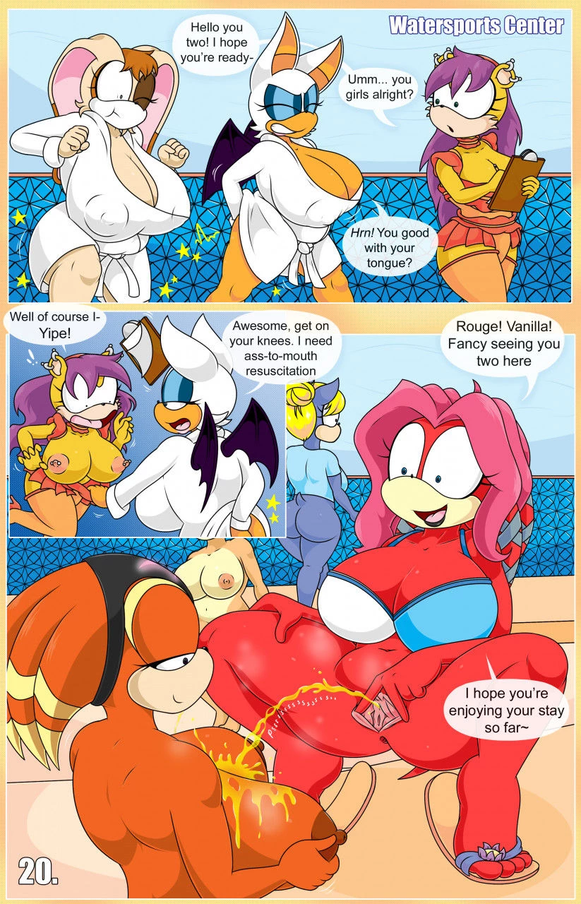 Rouge and Vanilla in: Scissors Resort porn comic picture 23