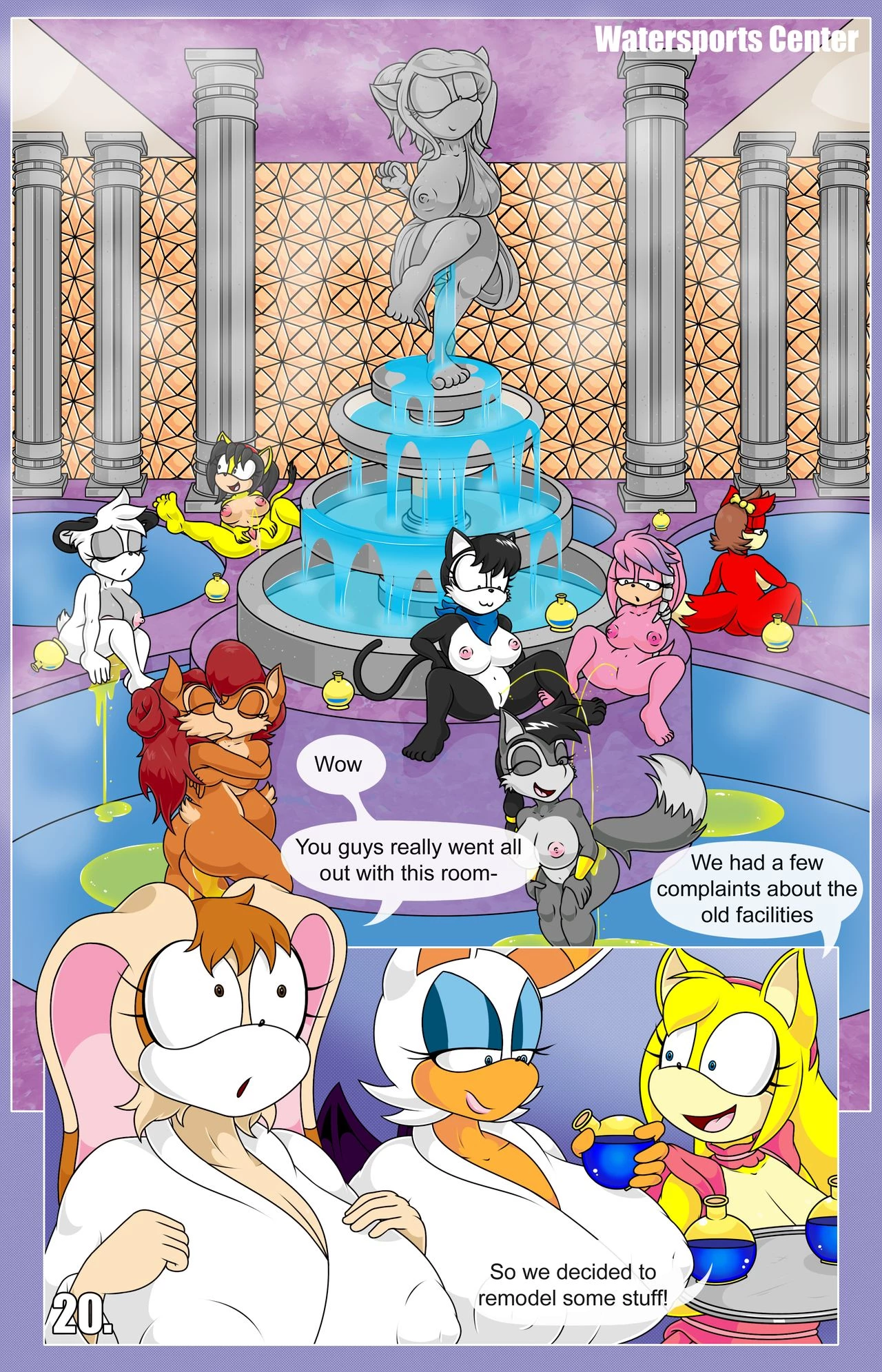 Rouge and Vanilla in: Scissors Resort porn comic picture 26