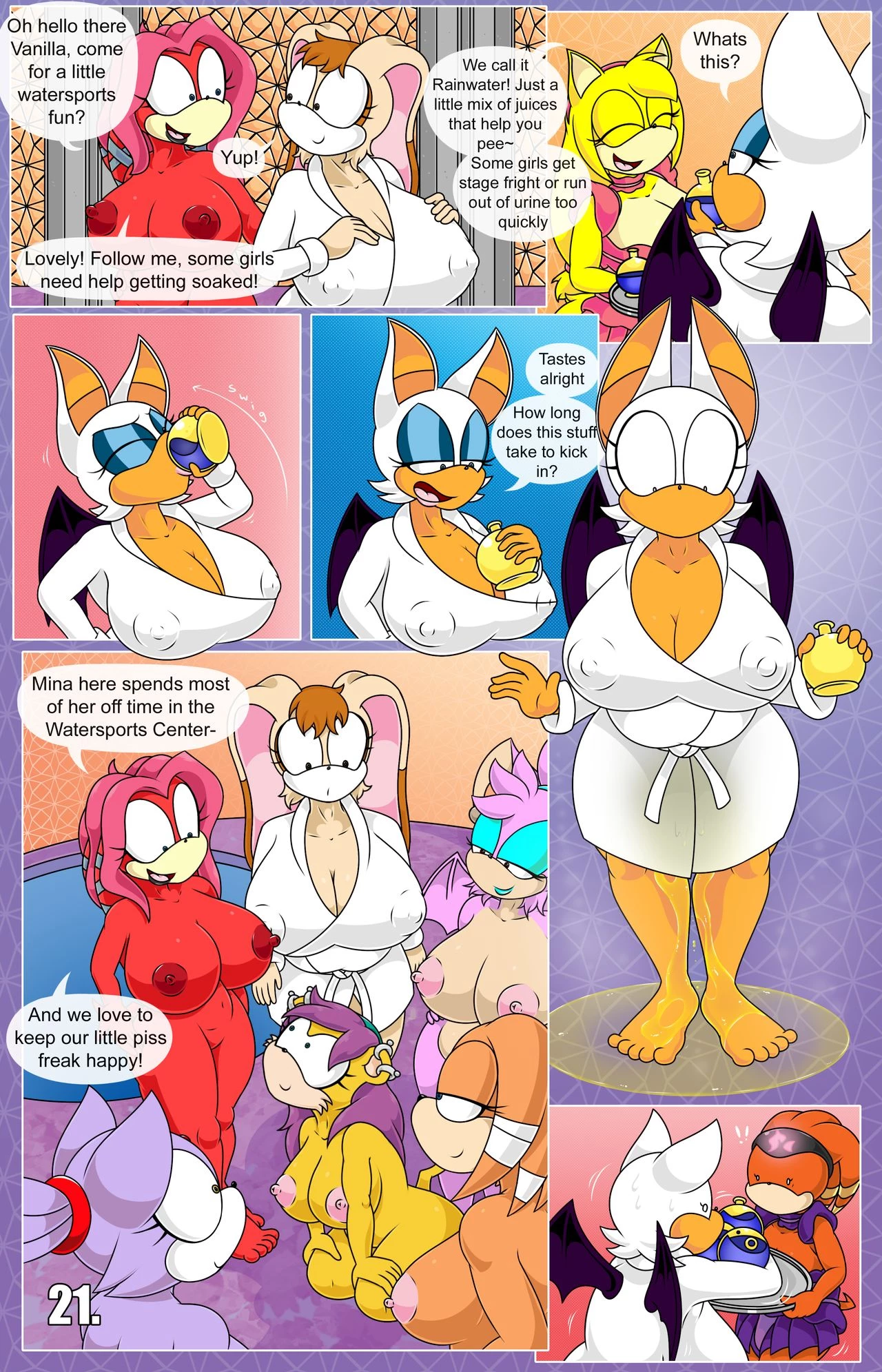 Rouge and Vanilla in: Scissors Resort porn comic picture 27