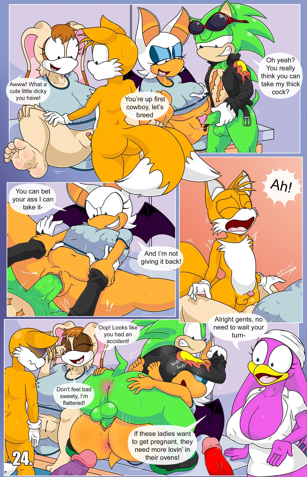 Rouge and Vanilla in: Scissors Resort porn comic picture 30